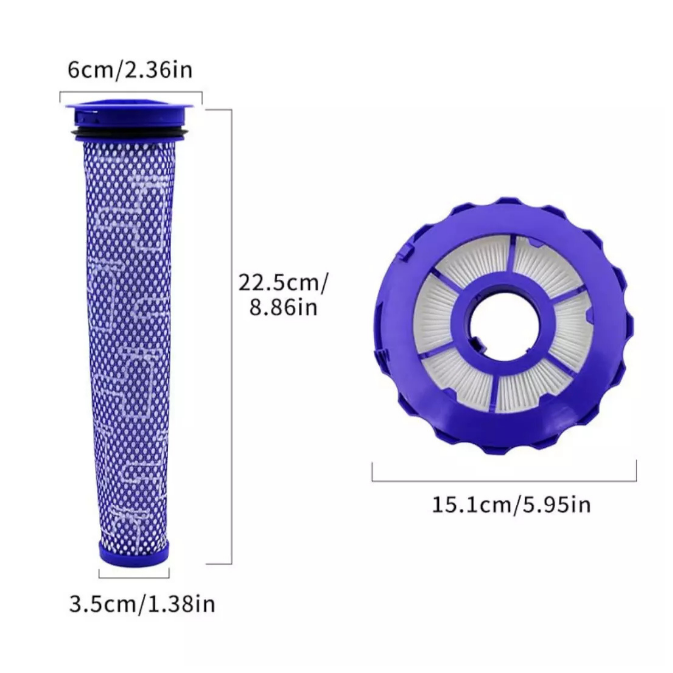 Dyson UP22 UP24 Filter Light Ball Pre & Post Motor Hepa Allergy Animal