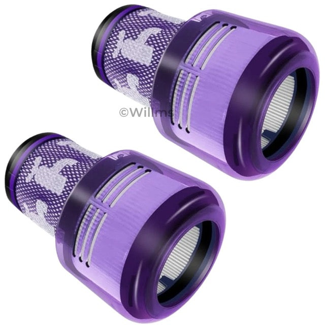 Dyson V12 Filter Detect Slim Post Motor HEPA SV20 SV26 SV30 SV34 SV35 SV46 (2 Pack)