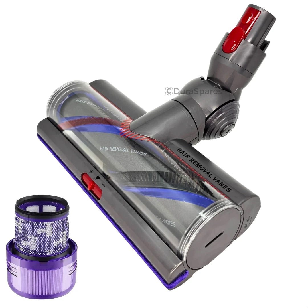 Dyson V11 Brush Head SV14 SV15 SV17 SV28 Anti Hair Tangle Torque Drive Motorhead & HEPA Filter