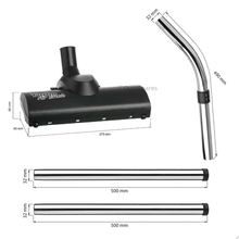 Henry Turbo Brush Head & Extension Pole Pipe for Hetty Numatic Floor Turbine Tool 32mm Airo