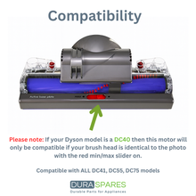 Dyaon Brush Bar Motor DC40 ERP DC41 DC55 DC75 Cleaner Head Brushroll Drive