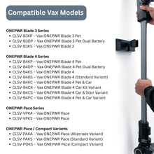 Vax Blade Wall Mount ONEPWR 3 & 4 Holder Dock Genuine Vax Blade Wall Mount ONEPWR 3 & 4 CLSV-B4KP Holder Dock CLSV-B3KP CLSV-B4K