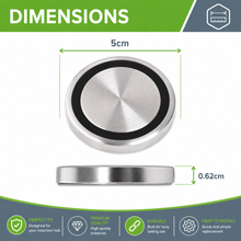 Genuine NEFF Induction Hob Silver Chrome Control Twist Pad Dial TWISTPAD Magnet