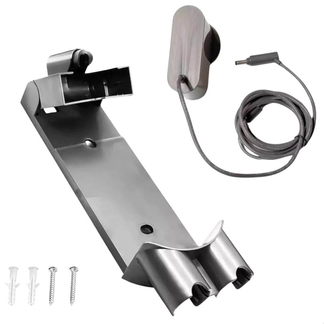 Dyson V8 V7 Wall Mount Charging Dock Station & Charger Cable Plug