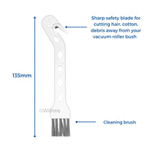 Vacuum Cleaner Air Freshener Discs 12 Pack + Brush Roll Hair Cleaning Tool for Dyson Shark Henry Hetty Vax Hoover Numatic