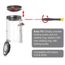 Dyson V12 Slim Dust Bin Top Seal Ring SV20 SV30