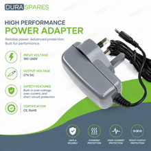 Gtech AirRam Charger K9 Multi Power Floor Pro Vacuum Battery Lead Plug