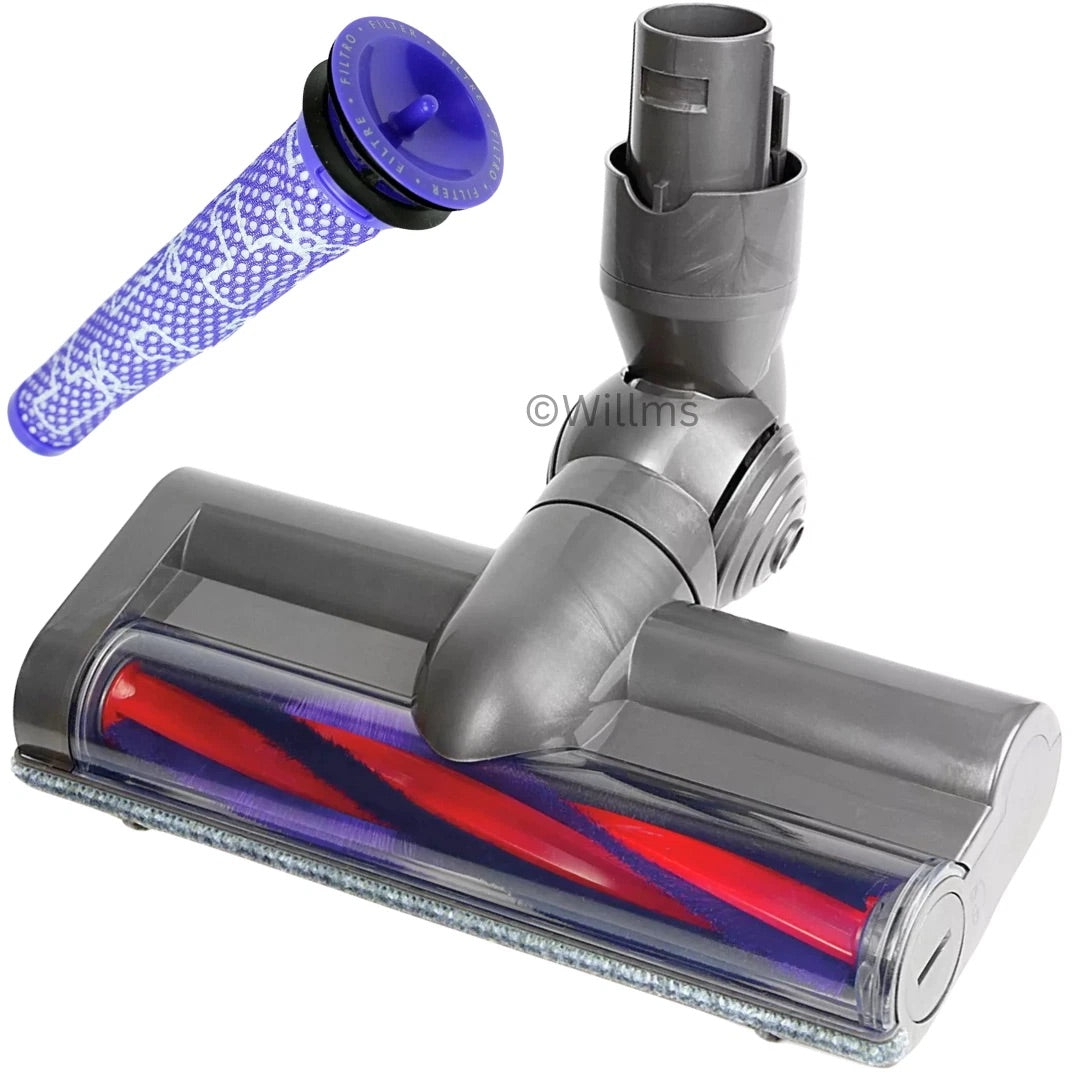 Dyson Brush Head Motorised Floor Tool & Filter for V6 DC59 DC58 DC62 SV03 SV06 SV09 Animal Cordless Vacuum