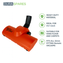 Henry Turbo Brush Head & Extension Pole Pipe Airo 32mm Numatic Floor Tool