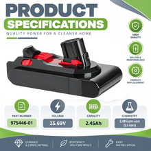 Dyson SV55 Battery V8 Cyclone Power Pack SV55-A Black Cordless Stick 975446-01