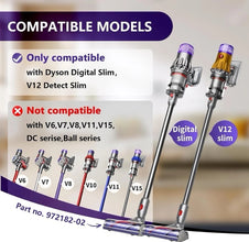 Dyson V12 Brush Head & Motor Filter for Detect Slim SV30 SV20 Anti-Tangle Cleaner Head Animal