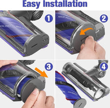 Dyson V12 Brush Head & Motor Filter for Detect Slim SV30 SV20 Anti-Tangle Cleaner Head Animal