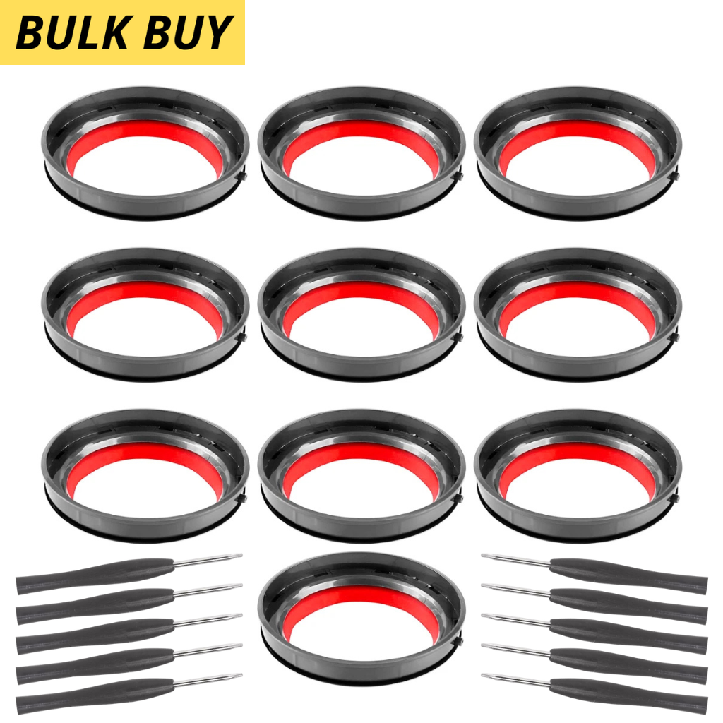 Dyson V11 V15 Bin Top Seal Ring SV14 SV15 SV28 Gasket Dust Canister + Screwdriver (x10 Bulk Buy)