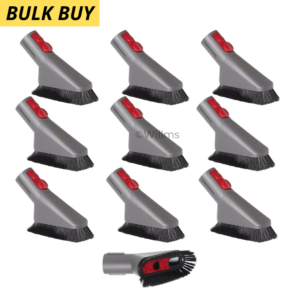 Dyson Mini Soft Dusting Brush Quick Release for V7 V8 V10 V11 V15 (x10 Bulk Buy)